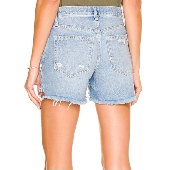 FREE People We The Free Maggie Mid Rise Short in Kiss Me - Picture 3 of 9